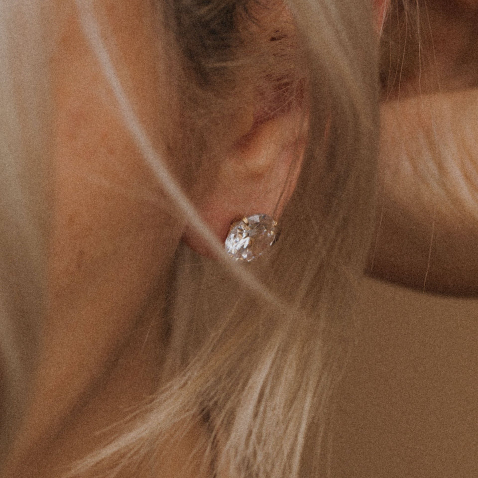 Round Cz Studs - Wear with style