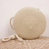 Round Straw Bag - Wear with style