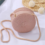 Round Straw Bag - Wear with style