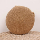 Round Straw Bag - Wear with style