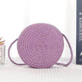 Round Straw Bag - Wear with style