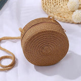 Round Straw Bag - Wear with style
