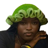 Ruffled Handmade Knit Bucket Hat - Wear with style