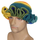 Ruffled Handmade Knit Bucket Hat - Wear with style