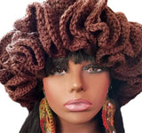 Ruffled Handmade Knit Bucket Hat - Wear with style