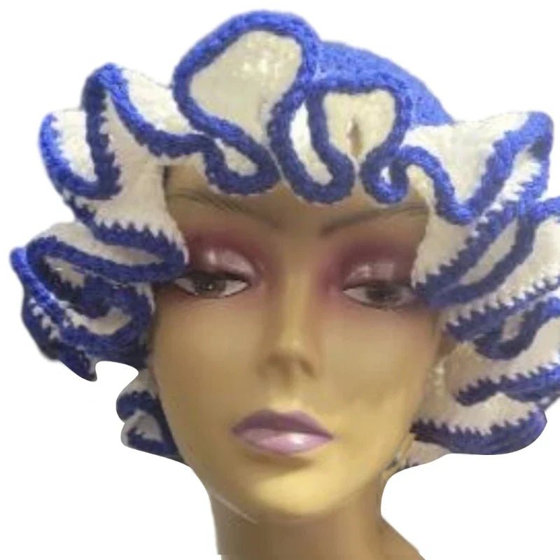 Ruffled Handmade Knit Bucket Hat - Wear with style