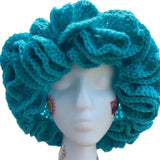 Ruffled Handmade Knit Bucket Hat - Wear with style