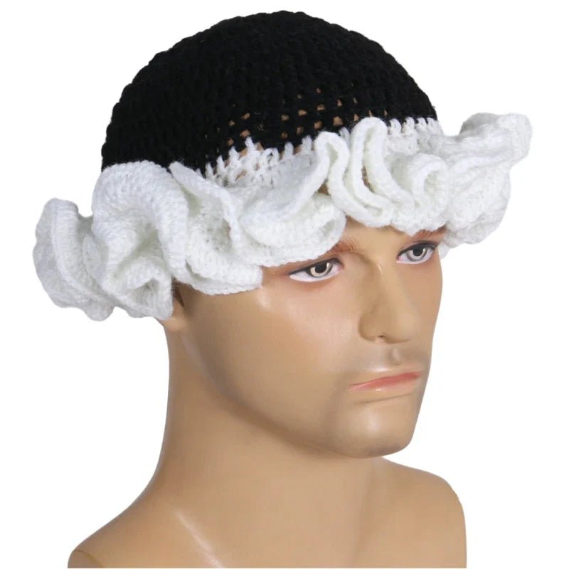 Ruffled Handmade Knit Bucket Hat - Wear with style