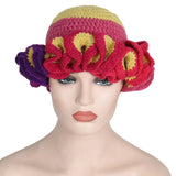 Ruffled Handmade Knit Bucket Hat - Wear with style