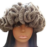 Ruffled Handmade Knit Bucket Hat - Wear with style