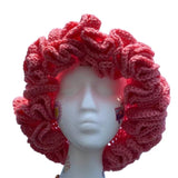 Ruffled Handmade Knit Bucket Hat - Wear with style