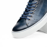 65-201-NVY RUSSO Burnished Italian Calfskin - Navy