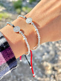 Saint Benedict Protection Bracelet – Red or Black Cord – Adjustable 925 Sterling Silver – Spiritual Evil Eye Defense – Handmade Gift for Him/Her - Wear with style