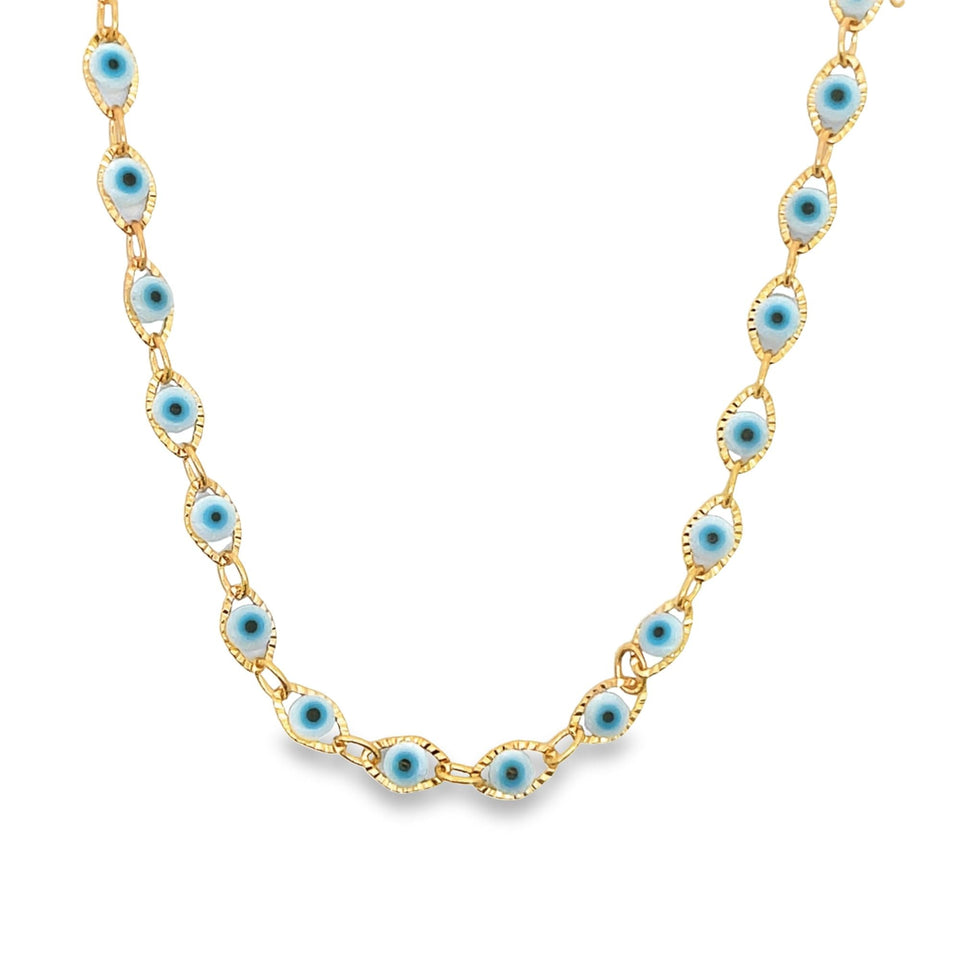 Sapphire Evil Eye Necklaces Choker - Wear with style