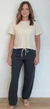 Saturdays Organic Cotton Jogger-Washed Black - Wear with style