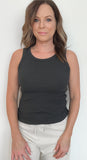 Saturdays Organic Cotton Tank-Washed Black - Wear with style