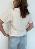 Saturdays Organic Cotton Tee-Cream - Wear with style