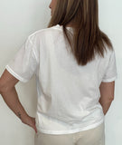 Saturdays Organic Cotton Tee-White - Wear with style