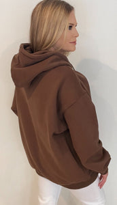 Saturdays Oversized Hoodie-Chocolate - Wear with style