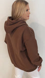 Saturdays Oversized Hoodie-Chocolate - Wear with style