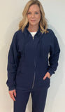 Saturdays Waffle Hoodie-Navy - Wear with style