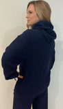 Saturdays Waffle Hoodie-Navy - Wear with style