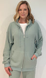 Saturdays Waffle Hoodie-Sage - Wear with style