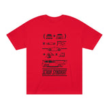 Schuh Syndikat, Clownshoe Math Tee - Unisex American Apparel Classic T-Shirt - Wear with style
