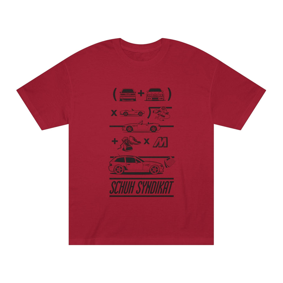 Schuh Syndikat, Clownshoe Math Tee - Unisex American Apparel Classic T-Shirt - Wear with style