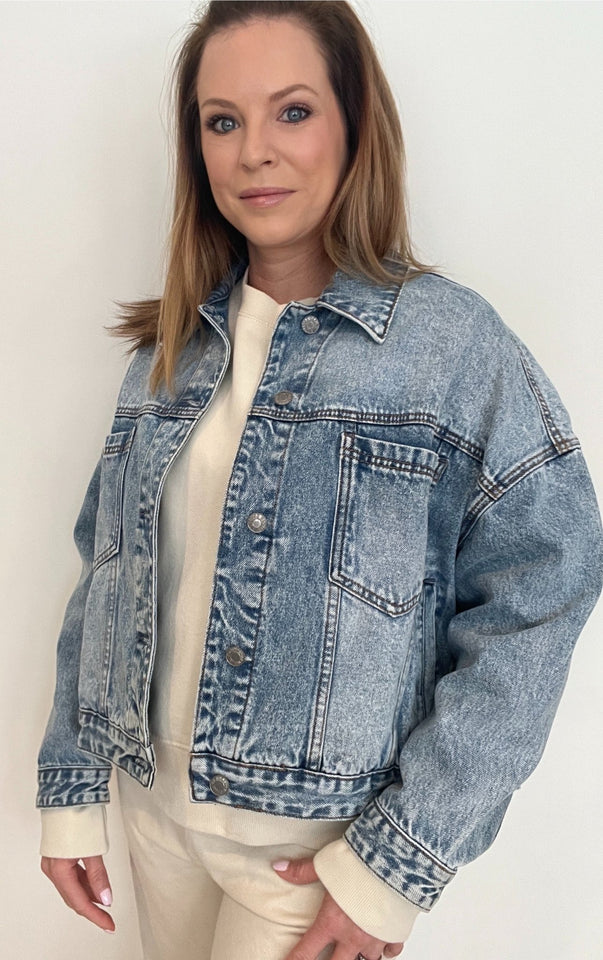 Scout Denim Jacket-Final Sale - Wear with style