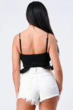 SCUBA SIDE FRILLED CAMI BODYSUIT - Wear with style