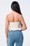 SCUBA SIDE FRILLED CAMI BODYSUIT - Wear with style