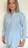 Seabreeze Button Down-Blue Microstripe - Wear with style