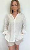 Seabreeze Button Down-Vintage White - Wear with style