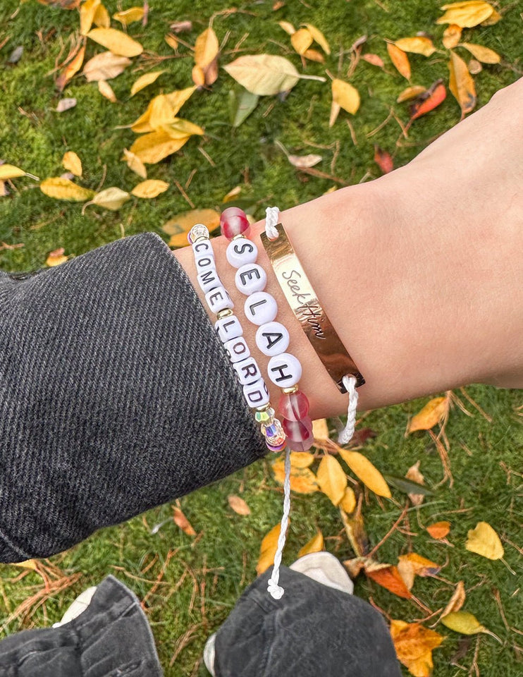 Selah Letter Bracelet - Wear with style