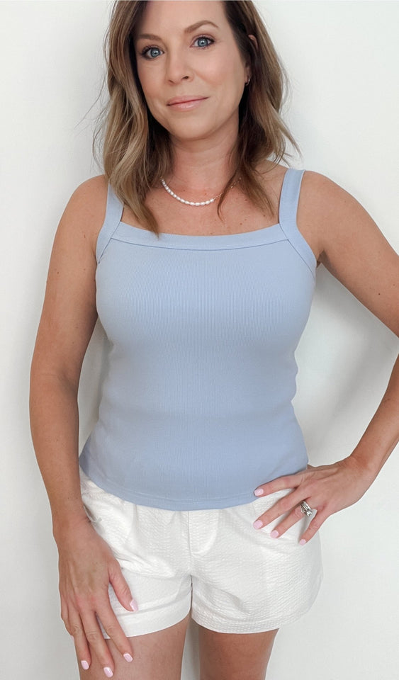 Shay Tank-Blue-Final Sale - Wear with style
