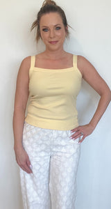 Shay Tank-Yellow-Final Sale - Wear with style