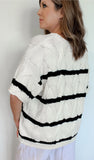 Shoreham Stripe Cable Knit Sweater - Wear with style