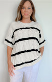 Shoreham Stripe Cable Knit Sweater - Wear with style