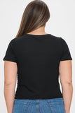 Short Sleeve Boat Neck Ruched Top - Wear with style