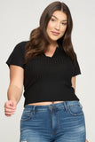 Short Sleeve Ribbed Top - Wear with style