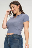 Short Sleeve Ribbed Top - Wear with style