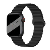 Silicone Magnetic Snap - ring Buckle Watch Strap - Wear with style