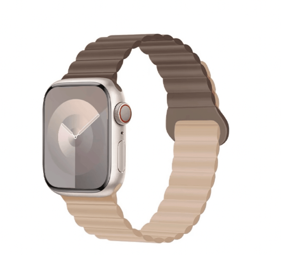 Silicone Magnetic Snap - ring Buckle Watch Strap - Wear with style