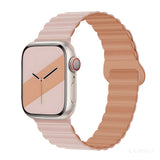 Silicone Magnetic Snap - ring Buckle Watch Strap - Wear with style