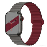 Silicone Magnetic Snap - ring Buckle Watch Strap - Wear with style
