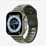 Silicone Reverse - buckle Watch Band - Wear with style