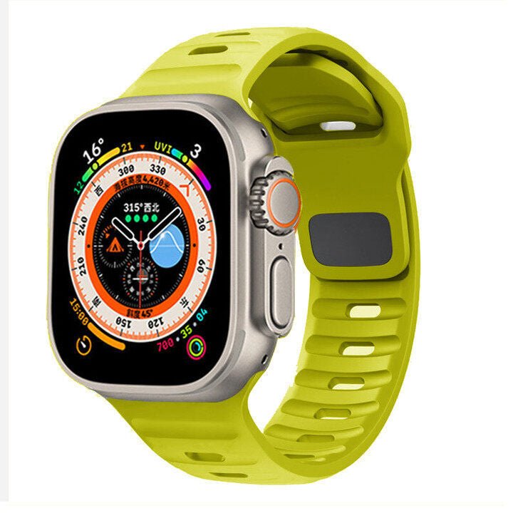 Silicone Reverse - buckle Watch Band - Wear with style