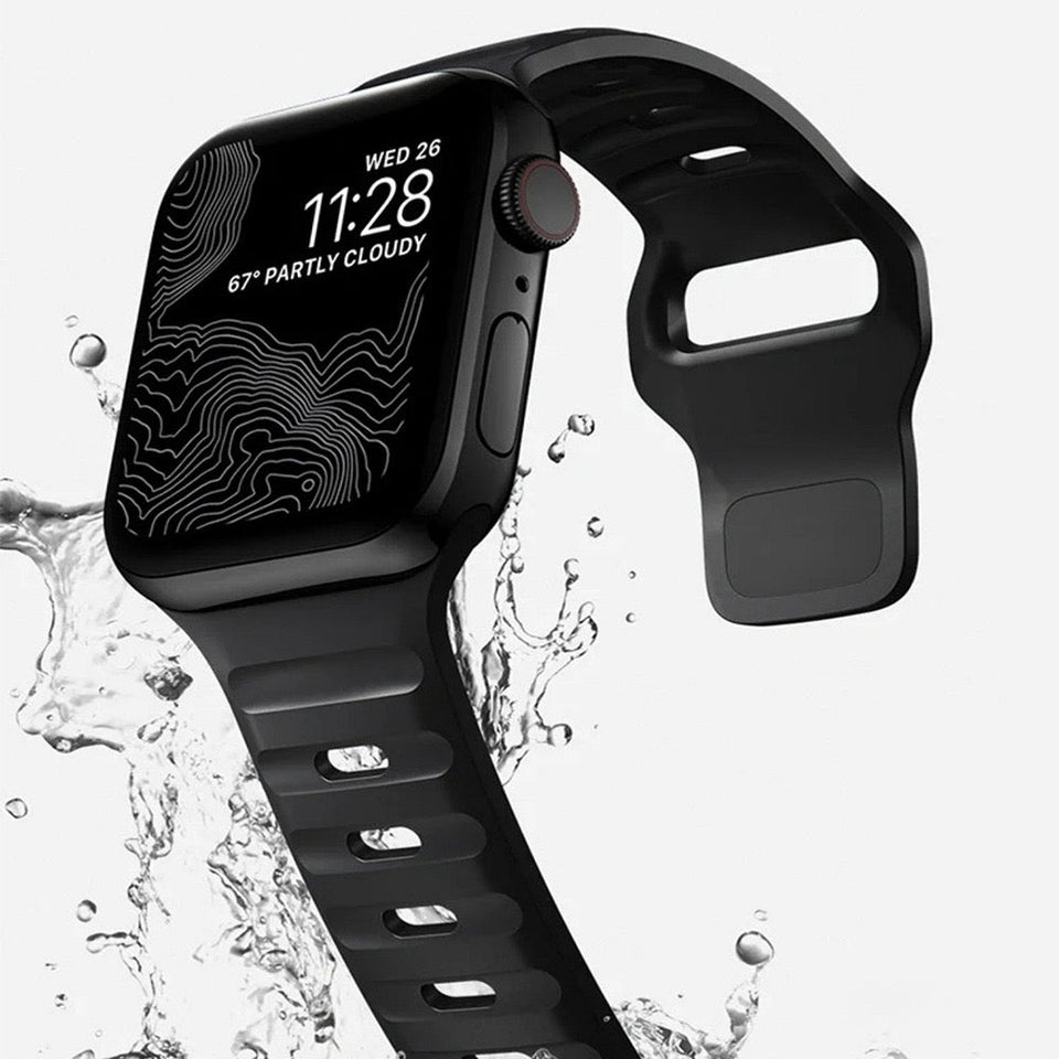 Silicone Reverse - buckle Watch Band - Wear with style