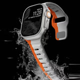 Silicone Reverse - buckle Watch Band - Wear with style